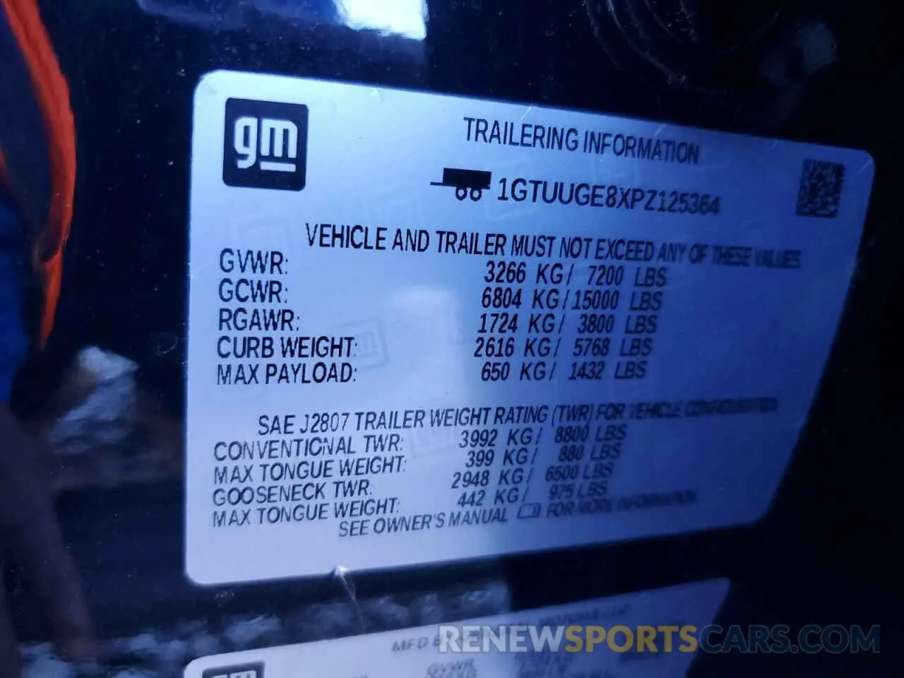 12 Photograph of a damaged car 1GTUUGE8XPZ125364 GMC SIERRA 2023