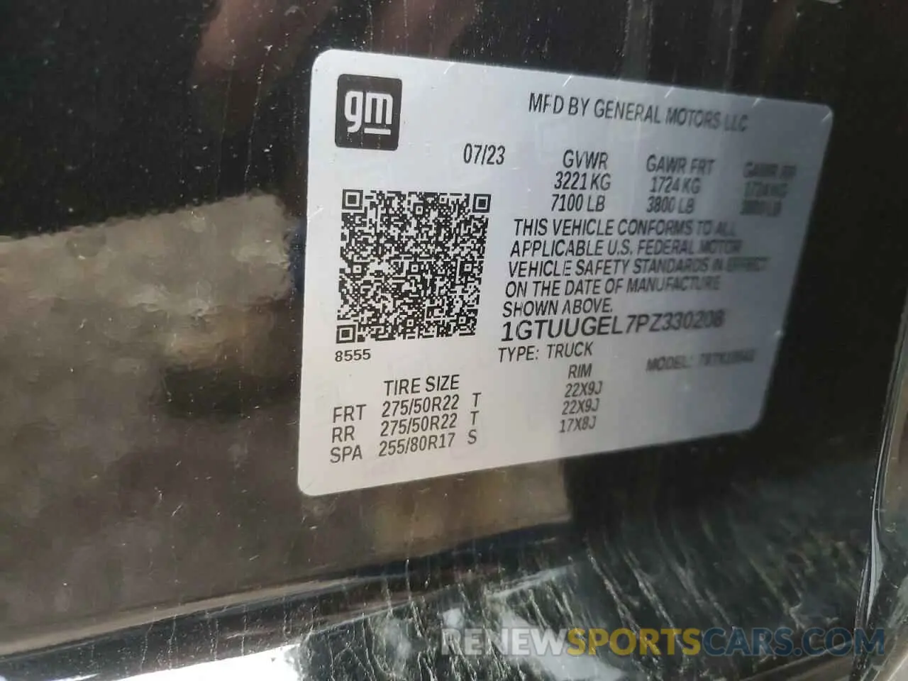 12 Photograph of a damaged car 1GTUUGEL7PZ330208 GMC SIERRA 2023