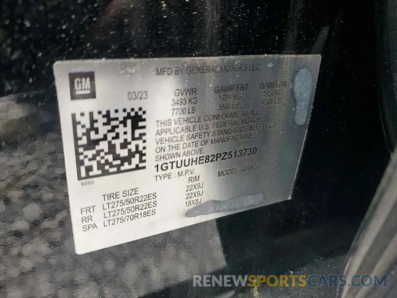 12 Photograph of a damaged car 1GTUUHE83PZ295054 GMC SIERRA 2023