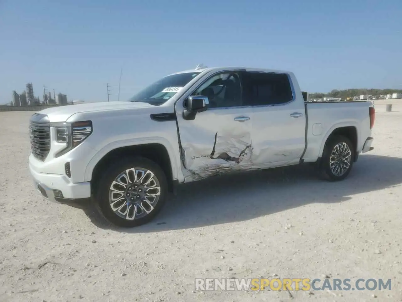 1 Photograph of a damaged car 1GTUUHE86PZ304345 GMC SIERRA 2023