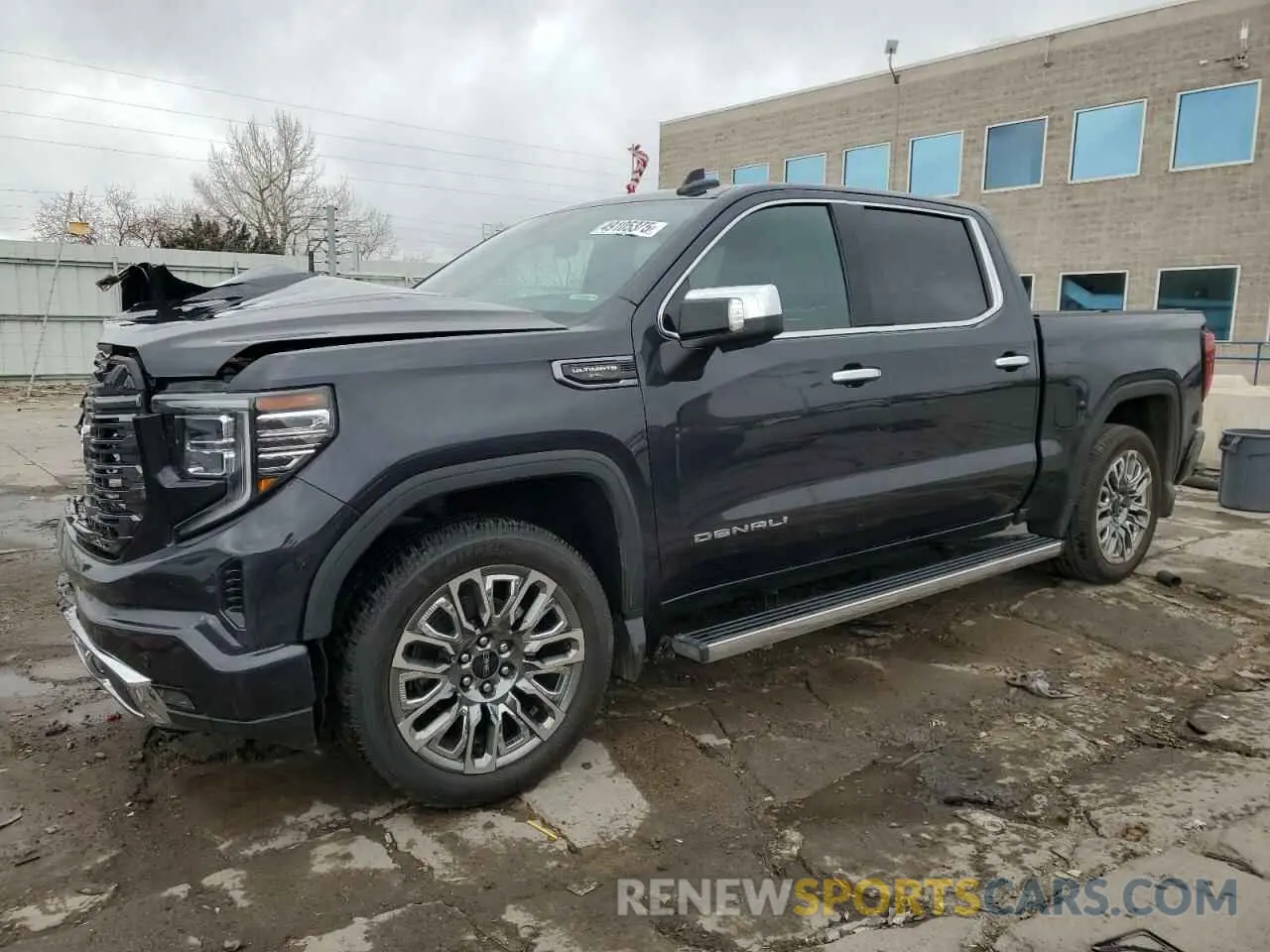 1 Photograph of a damaged car 1GTUUHEL3PZ281854 GMC SIERRA 2023