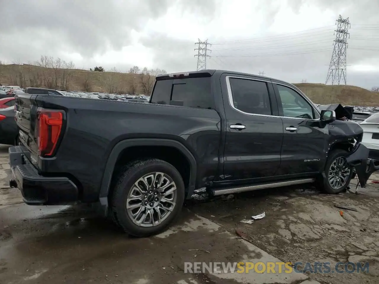3 Photograph of a damaged car 1GTUUHEL3PZ281854 GMC SIERRA 2023