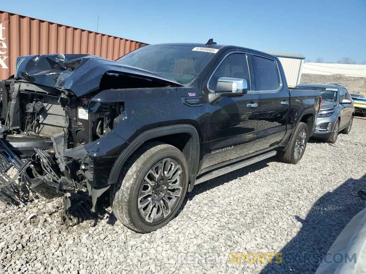 1 Photograph of a damaged car 1GTUUHEL6PZ151034 GMC SIERRA 2023
