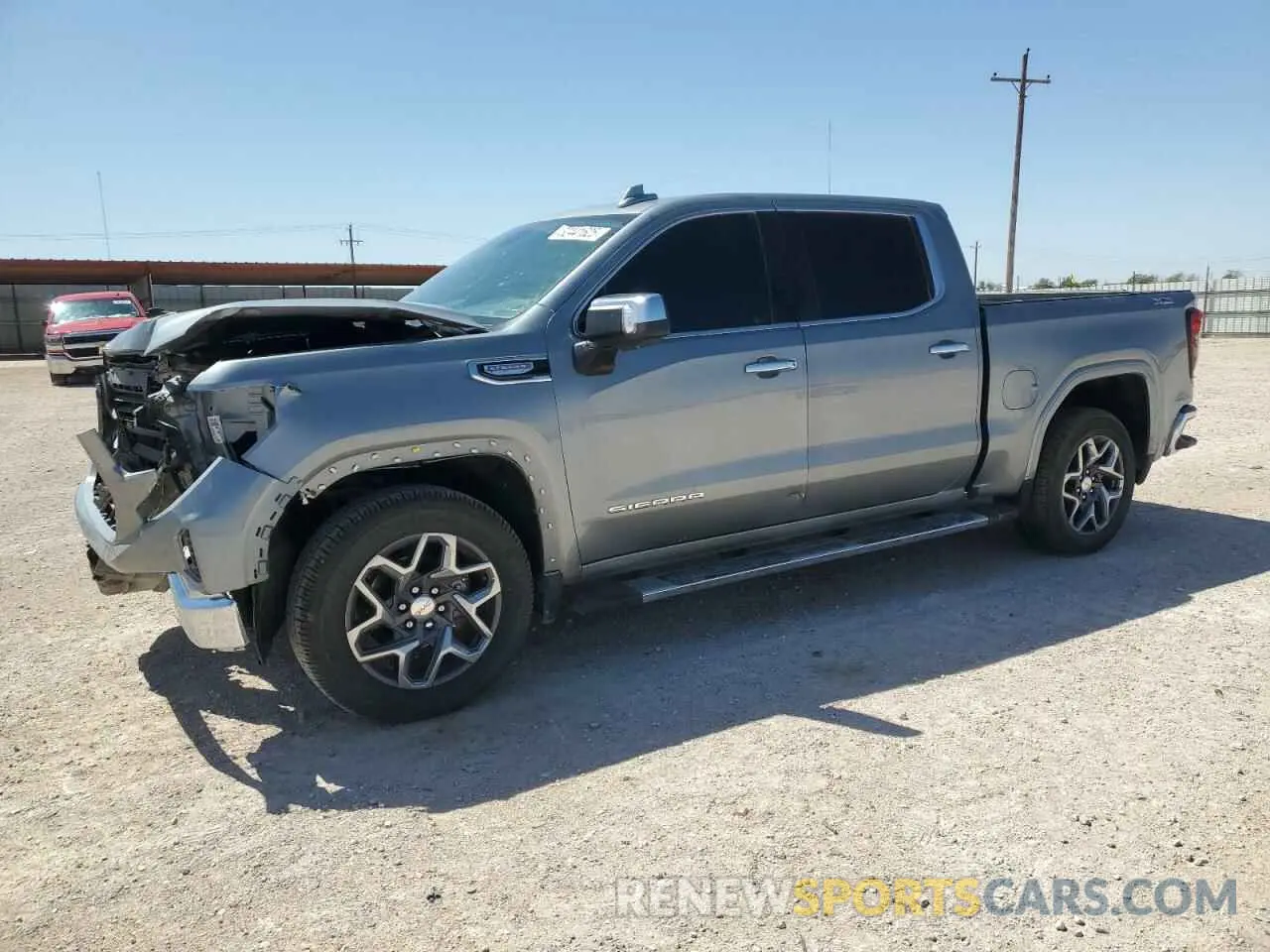 1 Photograph of a damaged car 3GTUUDED0PG164055 GMC SIERRA 2023
