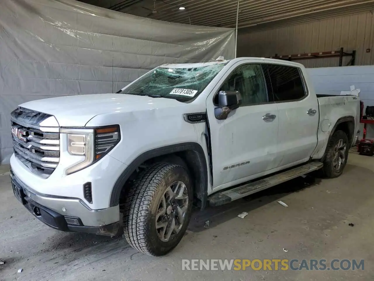 1 Photograph of a damaged car 3GTUUDED2PG343889 GMC SIERRA 2023