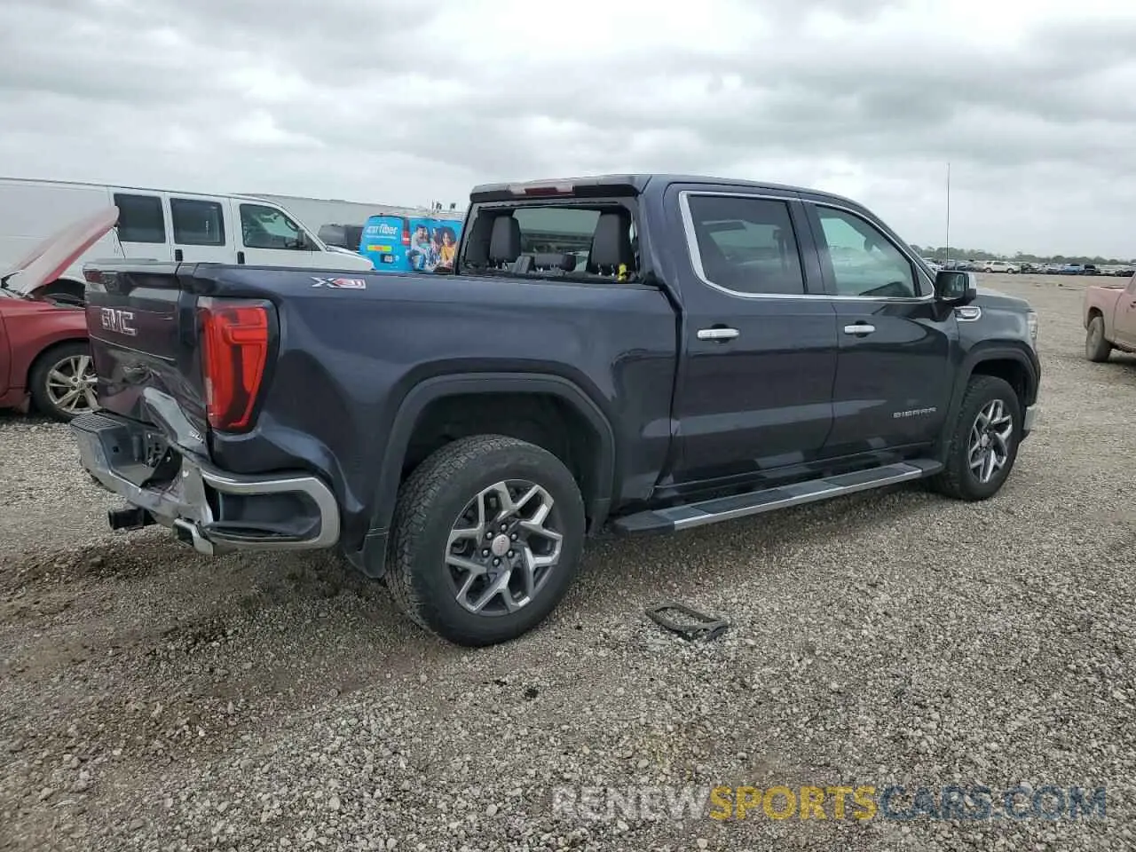 3 Photograph of a damaged car 3GTUUDED9PG303888 GMC SIERRA 2023