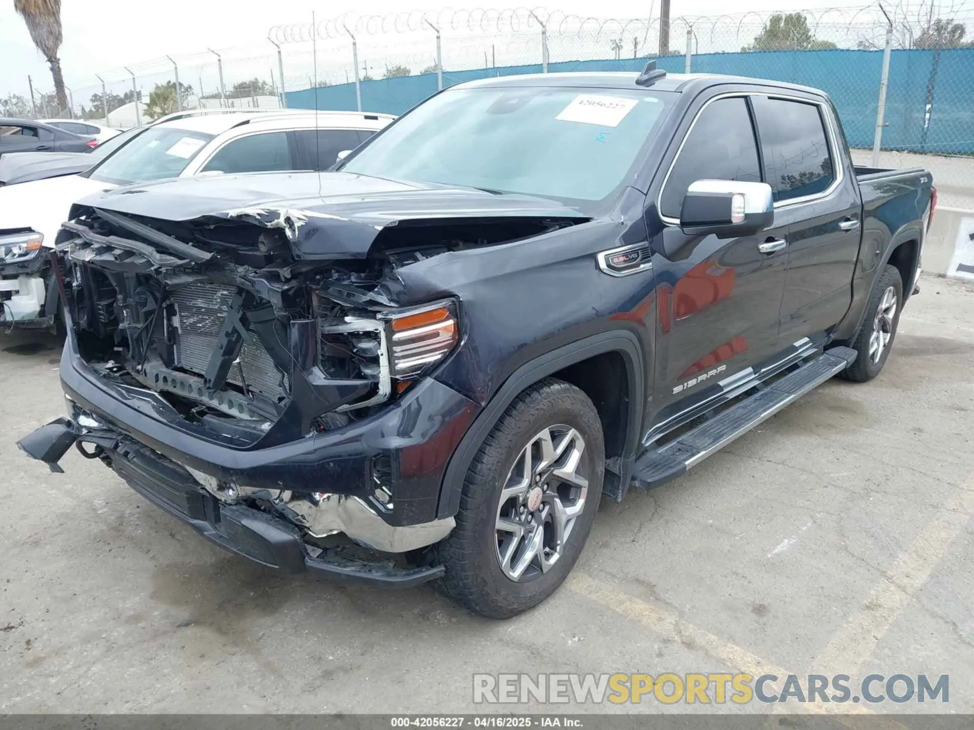 2 Photograph of a damaged car 3GTUUDEL4PG294363 GMC SIERRA 2023