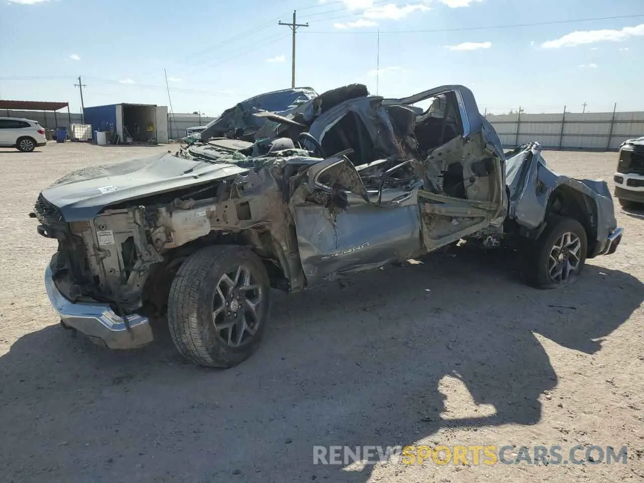 1 Photograph of a damaged car 3GTUUDEL8PG184710 GMC SIERRA 2023