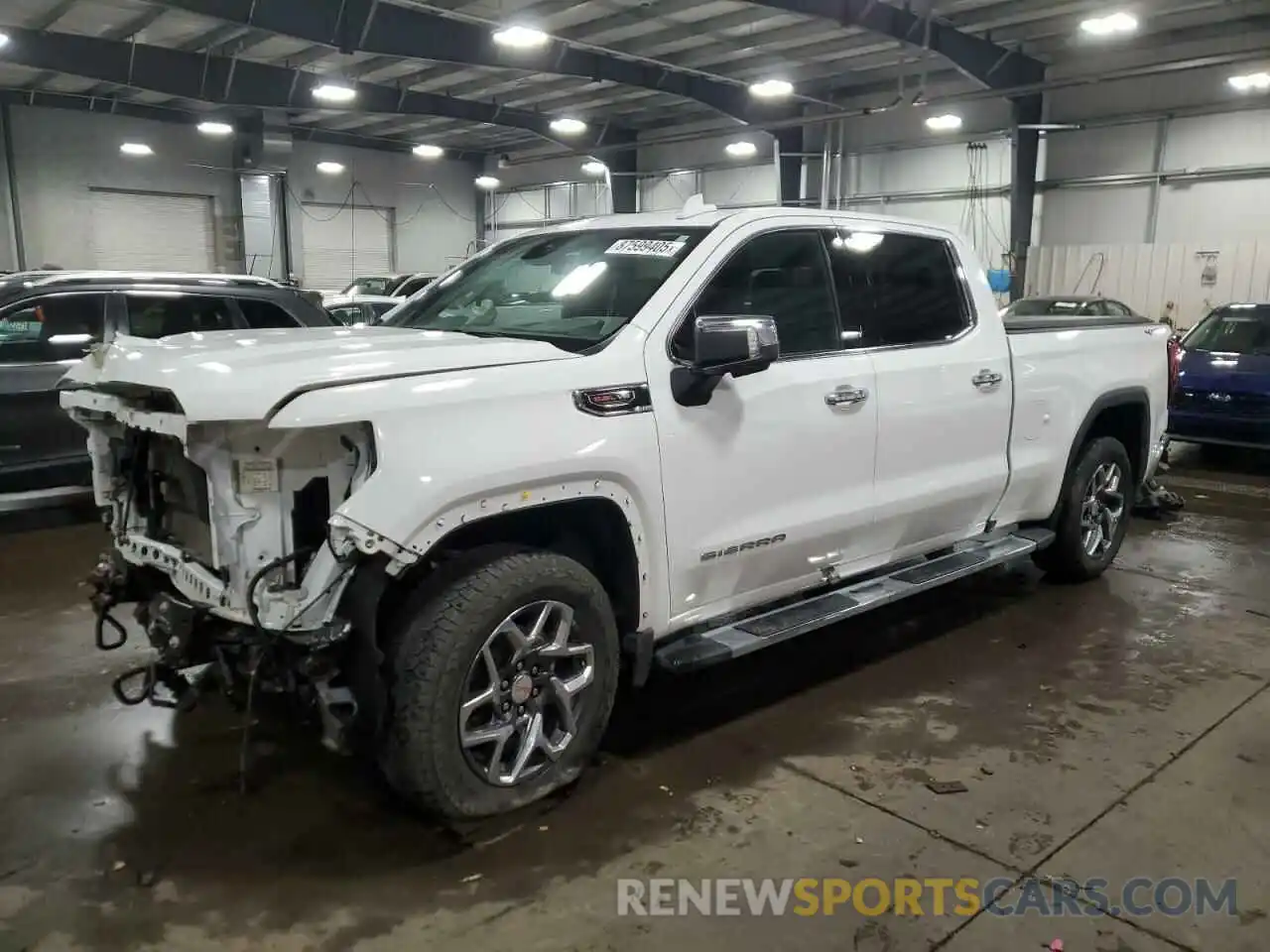 1 Photograph of a damaged car 3GTUUDELXPG176818 GMC SIERRA 2023