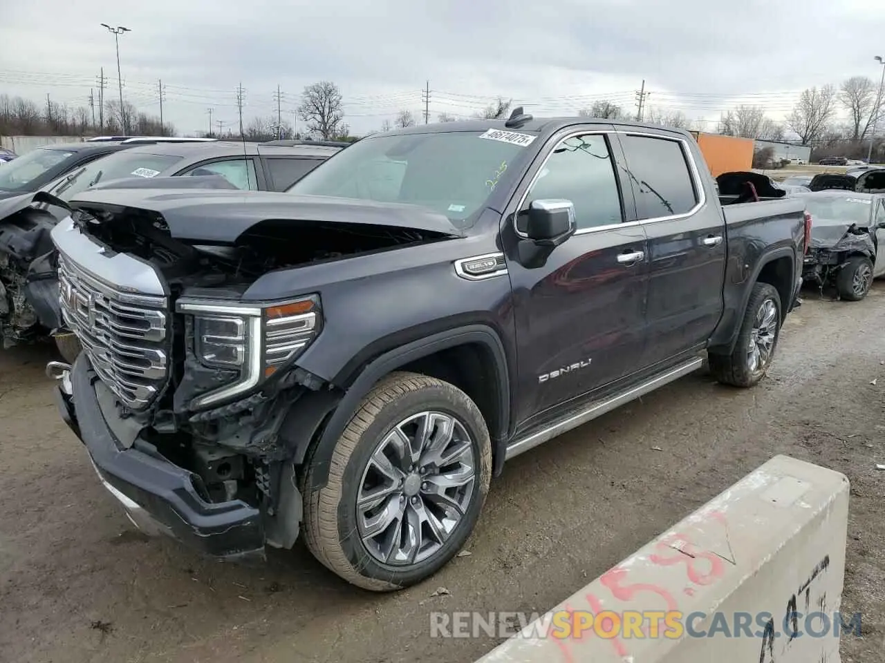 1 Photograph of a damaged car 3GTUUGED6PG115721 GMC SIERRA 2023