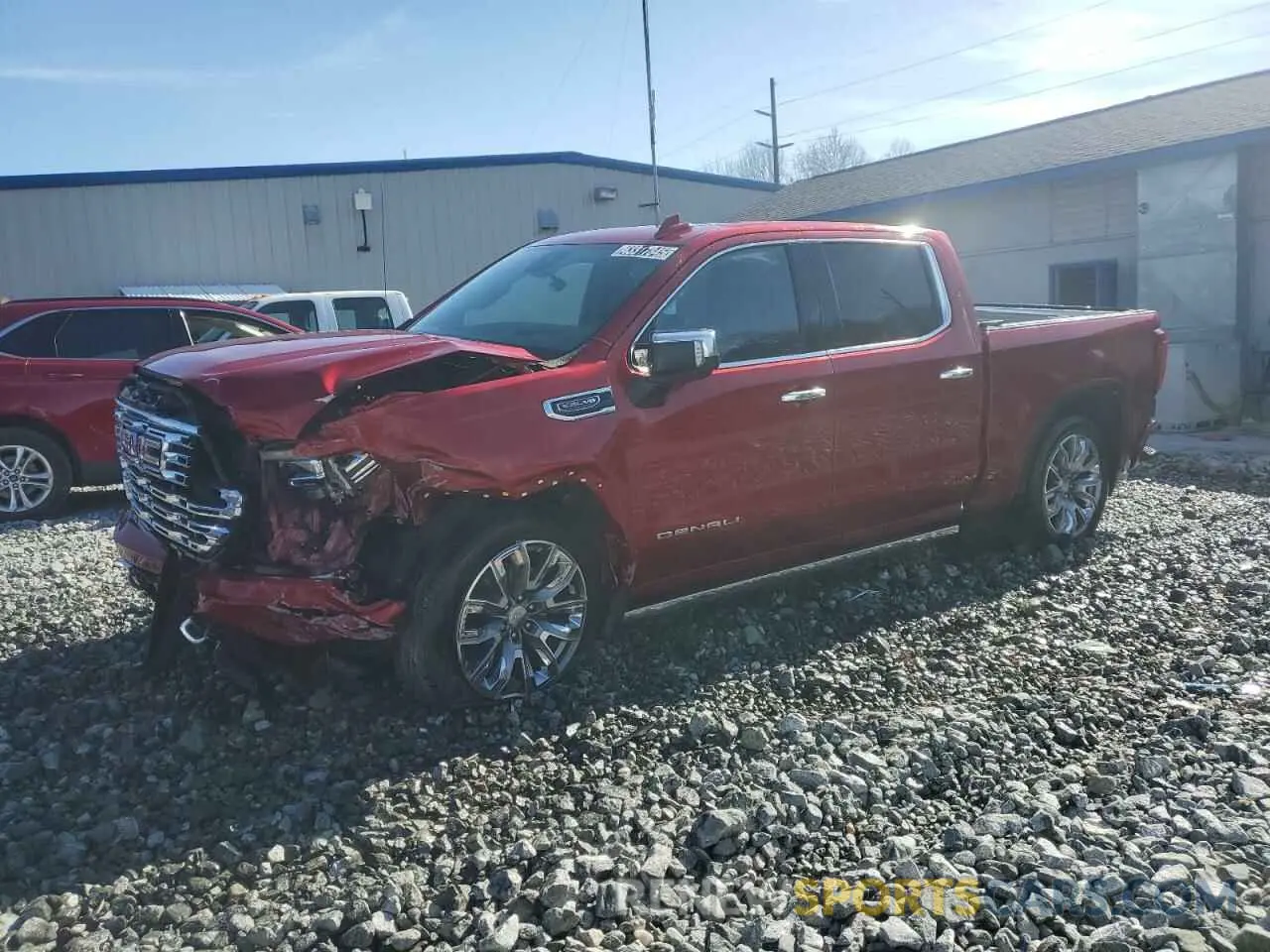 1 Photograph of a damaged car 3GTUUGED7PG242445 GMC SIERRA 2023
