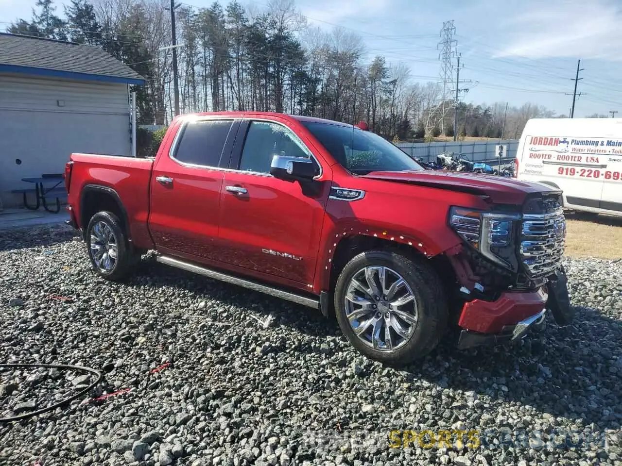 4 Photograph of a damaged car 3GTUUGED7PG242445 GMC SIERRA 2023