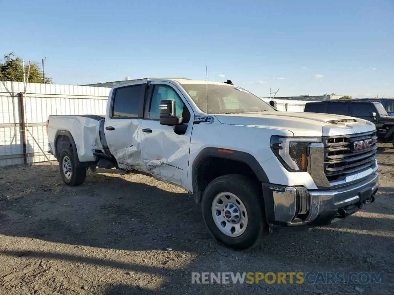 4 Photograph of a damaged car 1GT48PE79RF294842 GMC SIERRA 2024