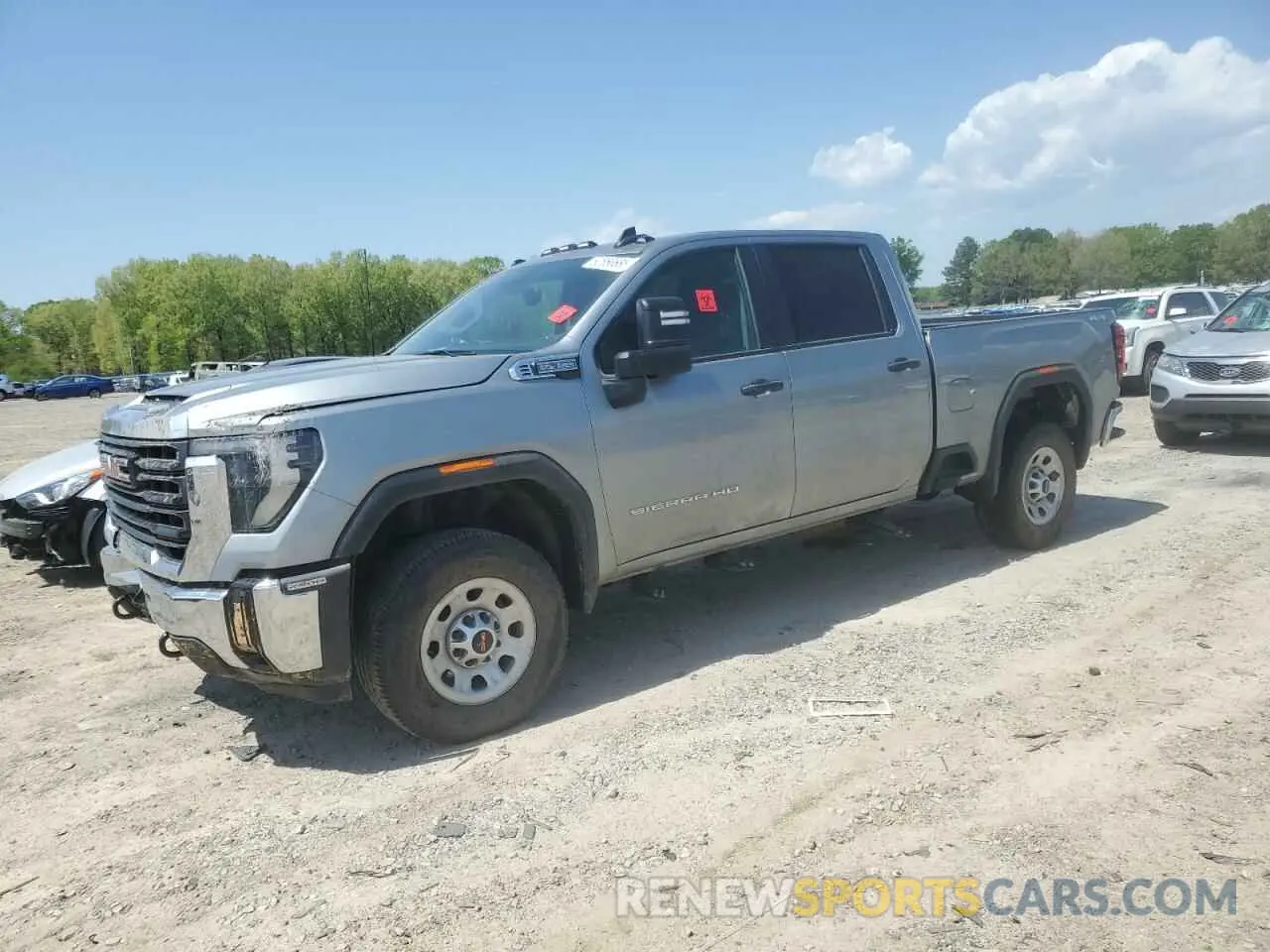 1 Photograph of a damaged car 1GT49LE76RF401495 GMC SIERRA 2024