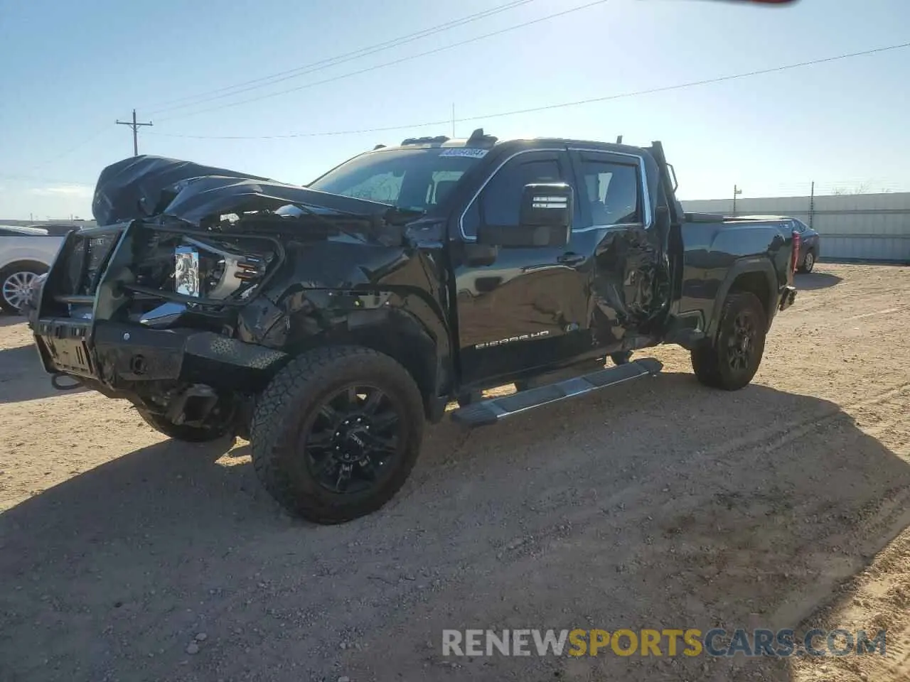 1 Photograph of a damaged car 1GT49NE76RF173560 GMC SIERRA 2024