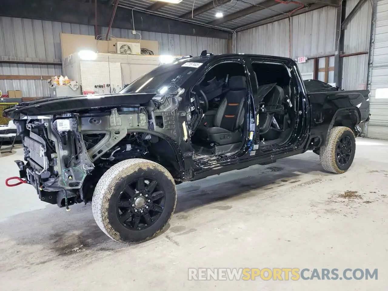 1 Photograph of a damaged car 1GT49PEY1RF315284 GMC SIERRA 2024