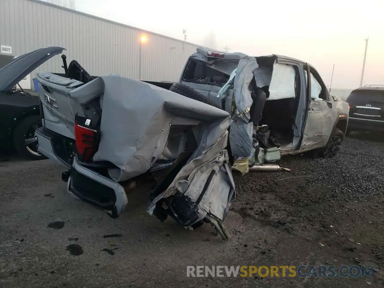 3 Photograph of a damaged car 1GT49PEY9RF377385 GMC SIERRA 2024