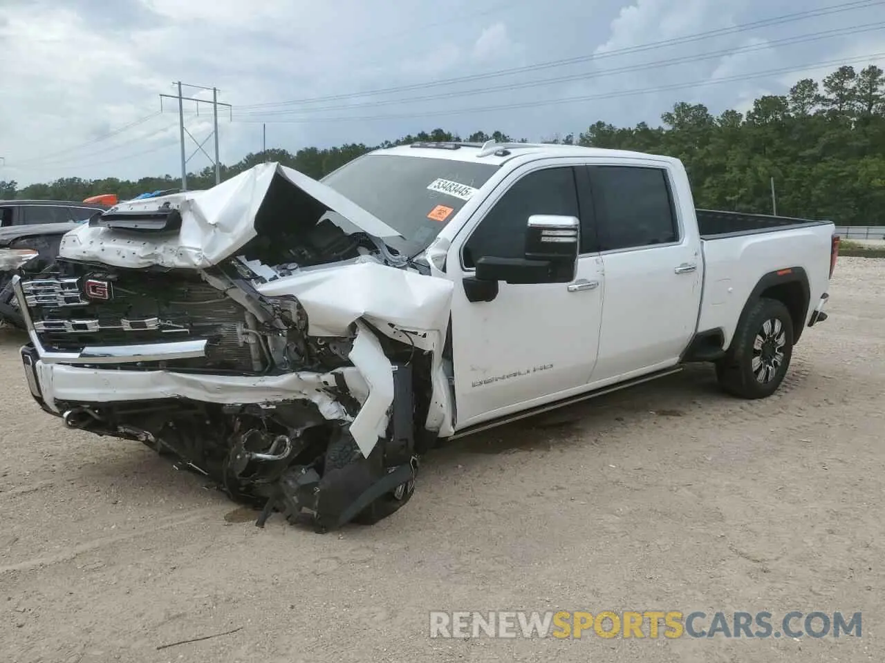 1 Photograph of a damaged car 1GT49REY3RF284860 GMC SIERRA 2024