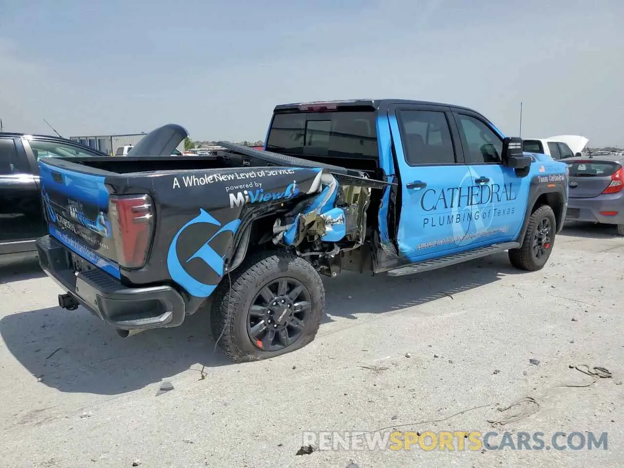 3 Photograph of a damaged car 1GT49VEY3RF258610 GMC SIERRA 2024
