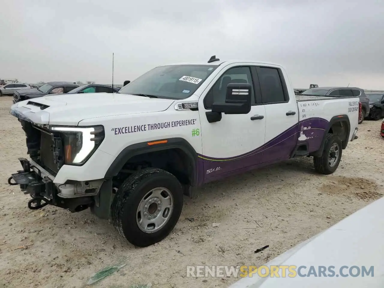 1 Photograph of a damaged car 1GT58LE7XRF163495 GMC SIERRA 2024