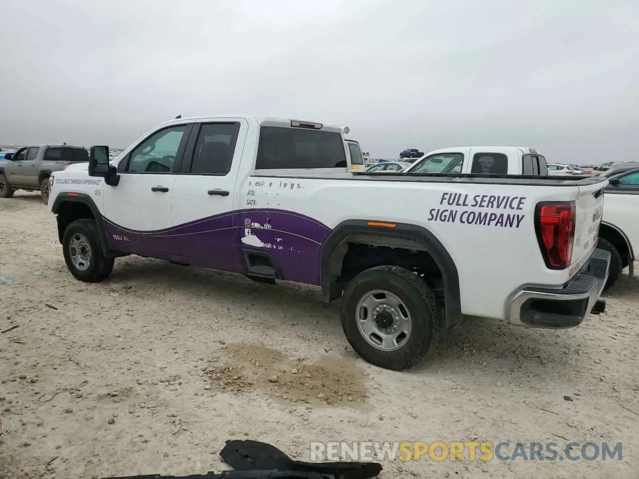2 Photograph of a damaged car 1GT58LE7XRF163495 GMC SIERRA 2024