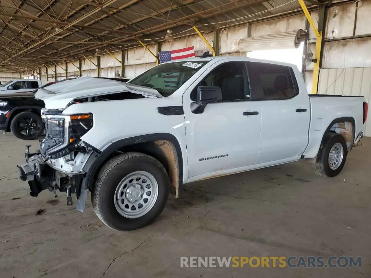 1 Photograph of a damaged car 1GTPHAEK6RZ210943 GMC SIERRA 2024