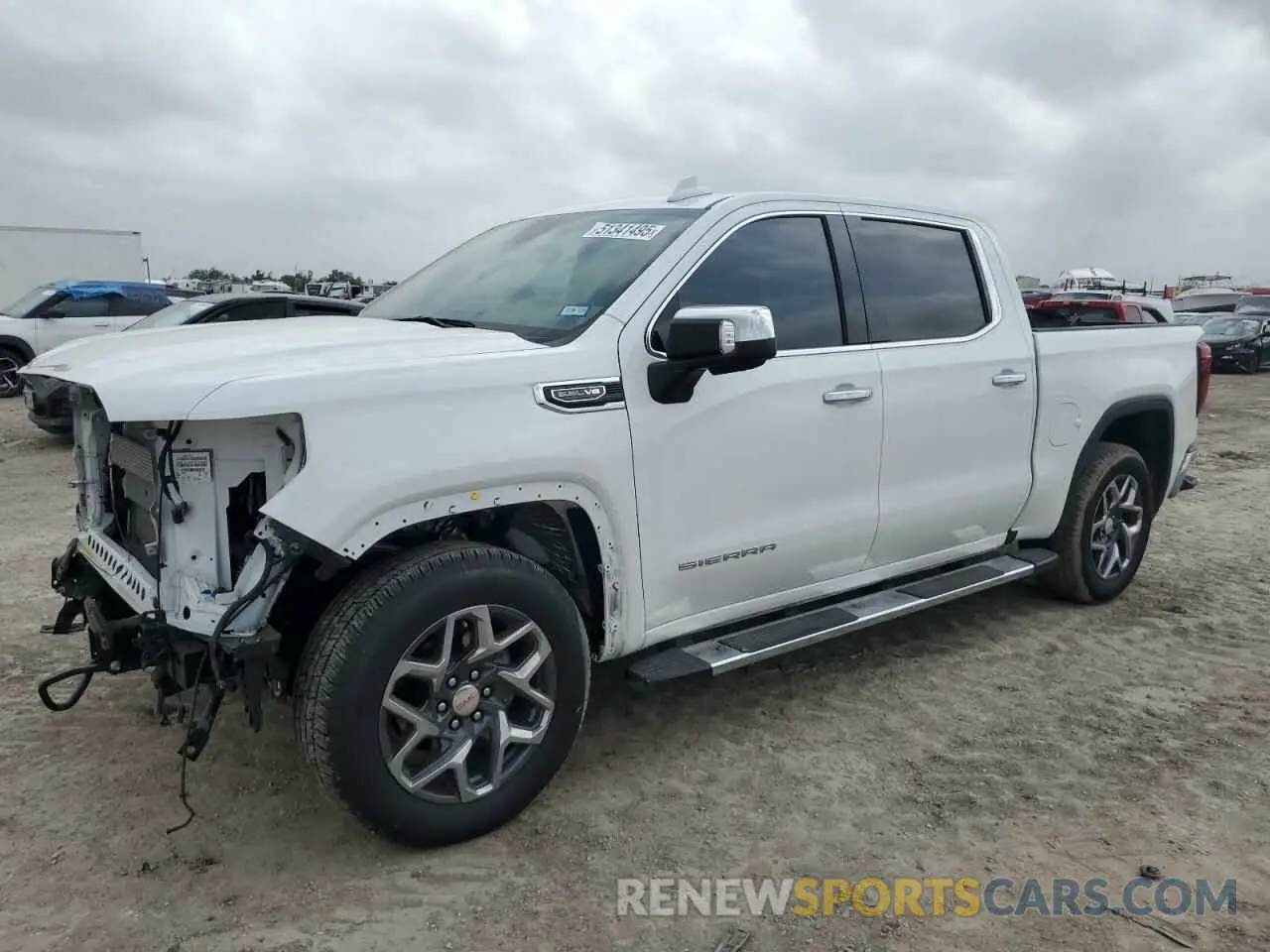 1 Photograph of a damaged car 1GTPHDED7RZ263783 GMC SIERRA 2024