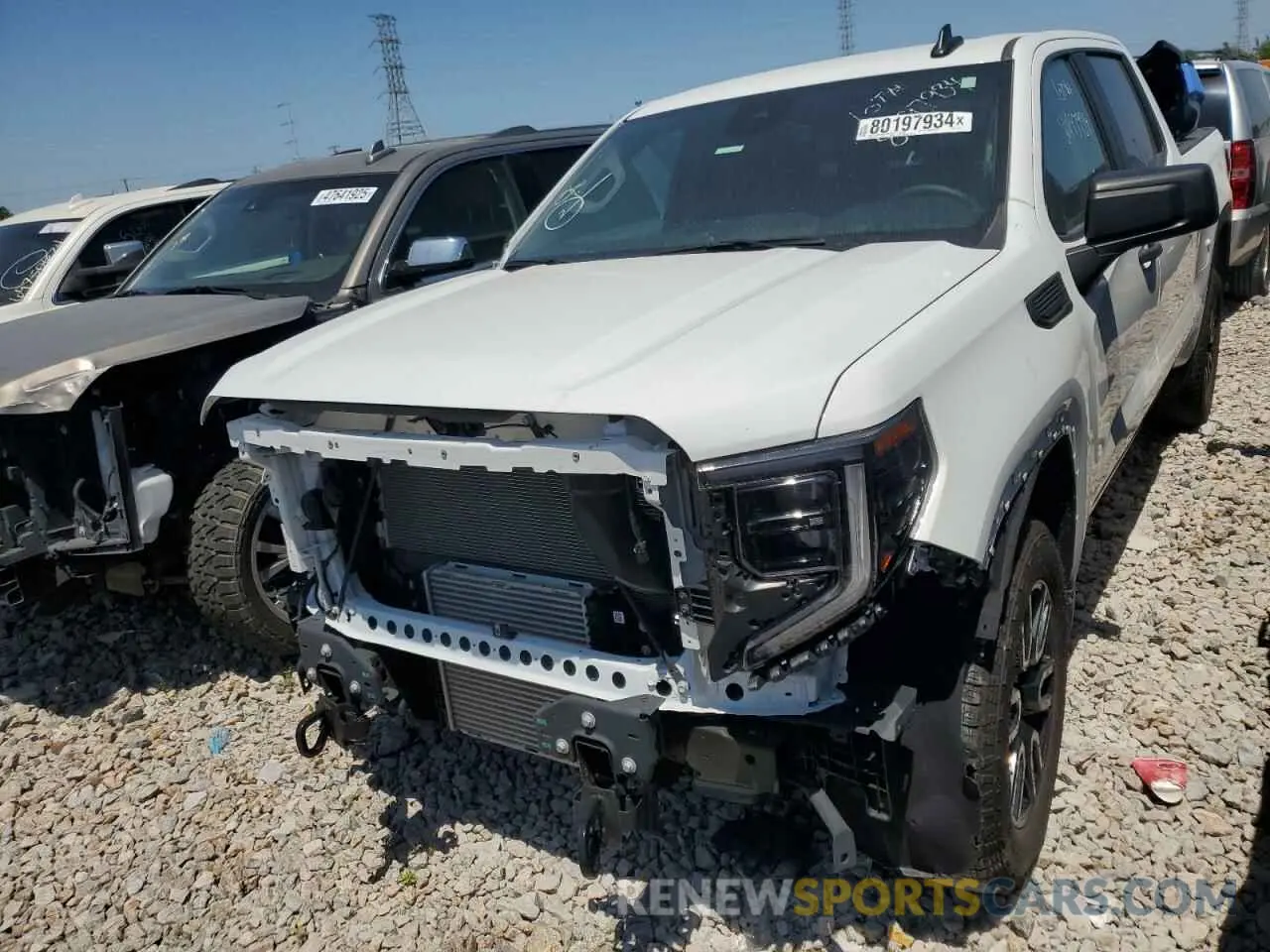 1 Photograph of a damaged car 1GTPUAEK9RZ261767 GMC SIERRA 2024