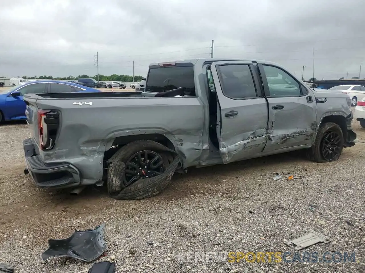 3 Photograph of a damaged car 1GTUUAEDXRZ388466 GMC SIERRA 2024