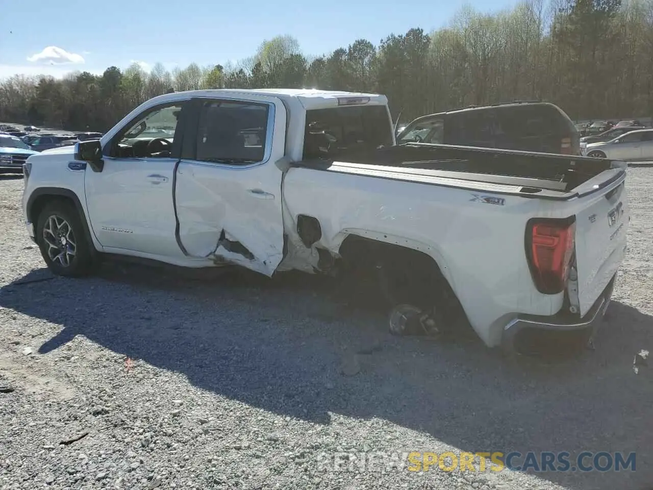 2 Photograph of a damaged car 1GTUUBED4RZ257247 GMC SIERRA 2024