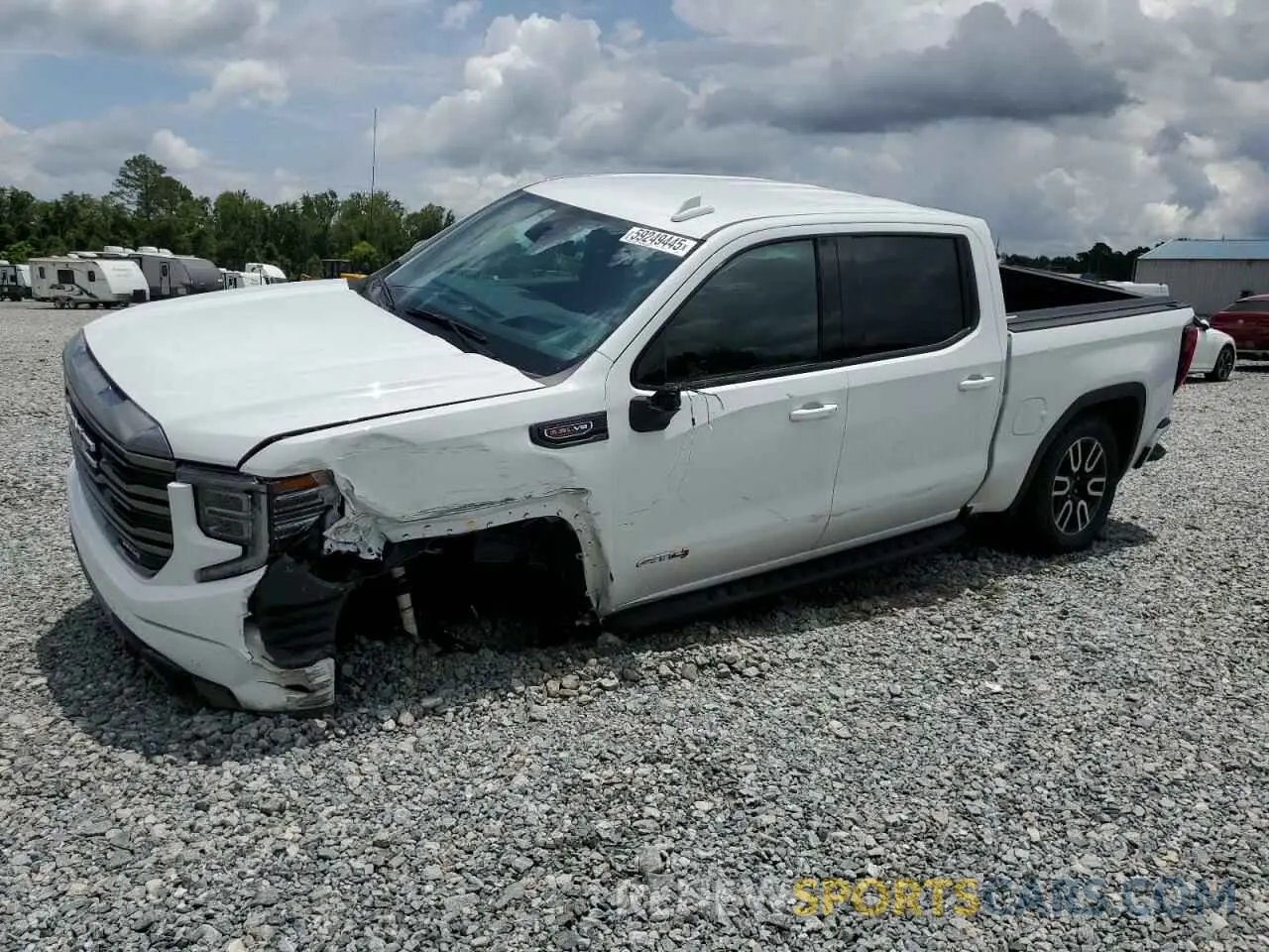 1 Photograph of a damaged car 1GTUUEEL1RZ250295 GMC SIERRA 2024