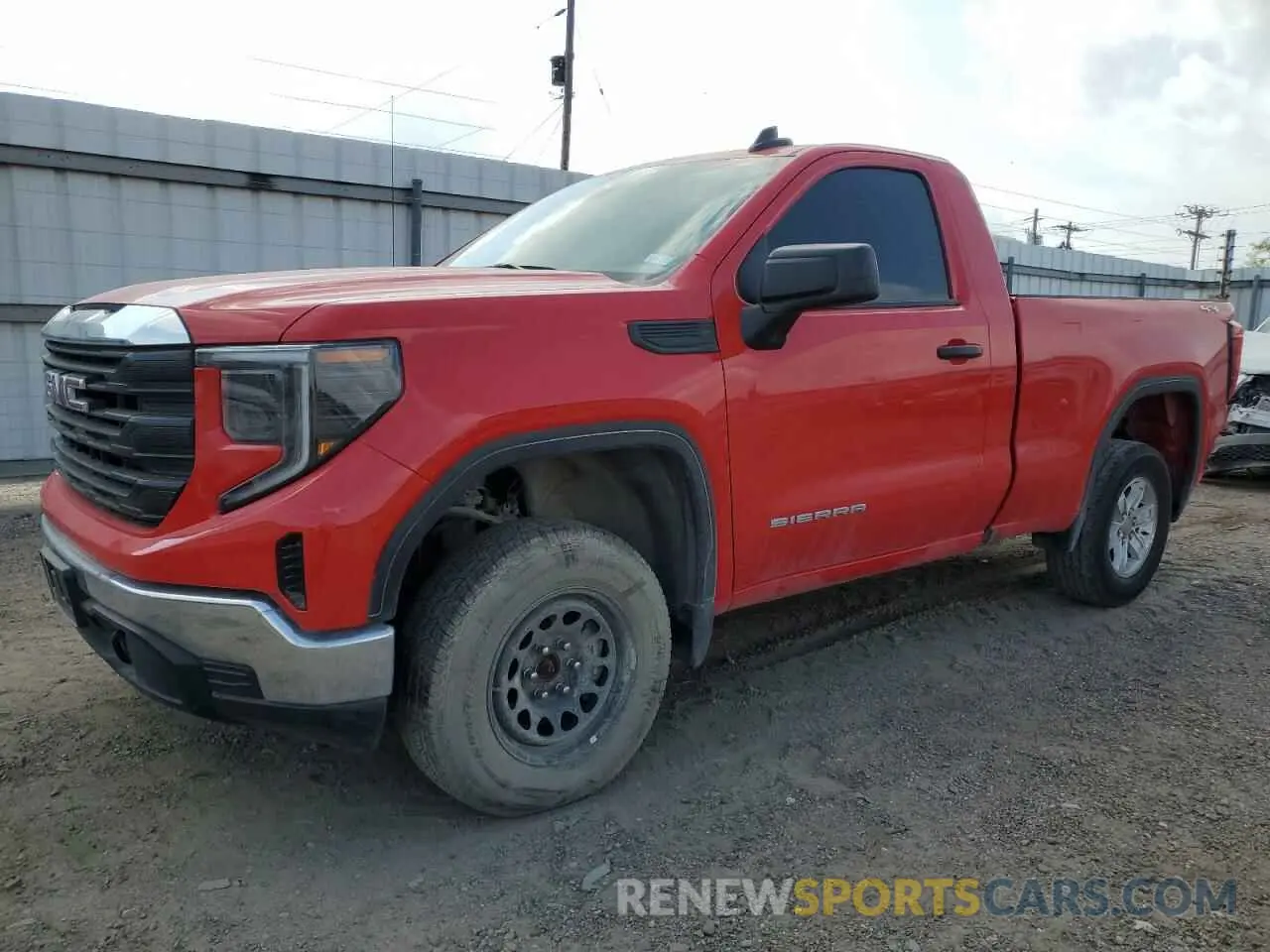 1 Photograph of a damaged car 3GTNUAEK0RG161628 GMC SIERRA 2024