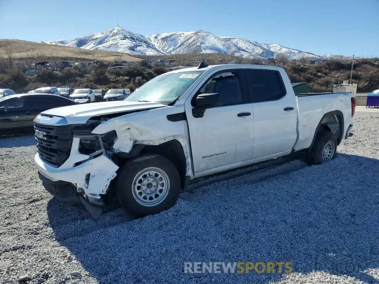 1 Photograph of a damaged car 3GTPUAEKXRG250390 GMC SIERRA 2024