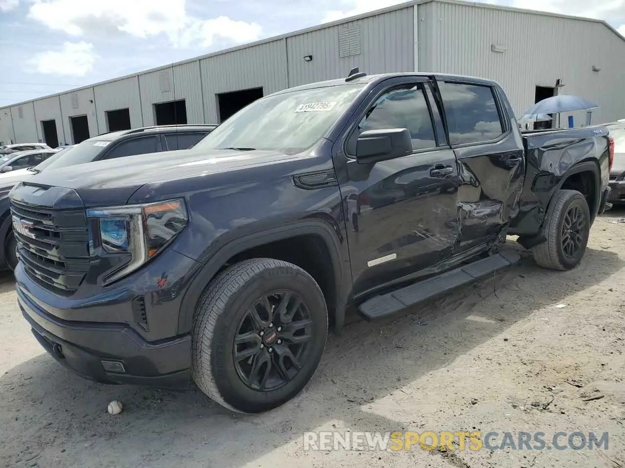 1 Photograph of a damaged car 3GTPUCEK4RG269027 GMC SIERRA 2024