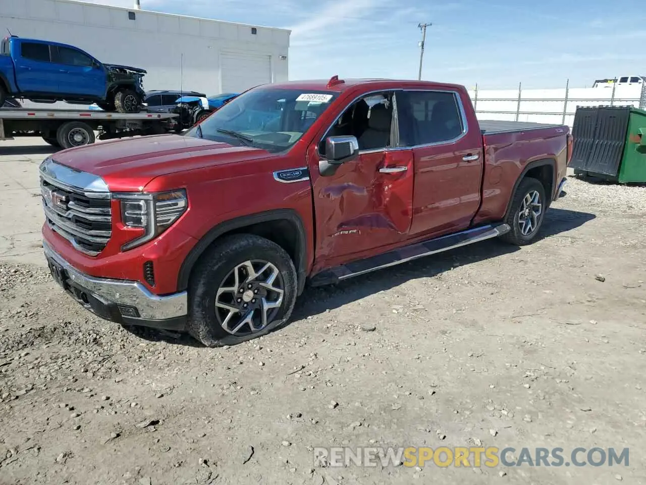 1 Photograph of a damaged car 3GTUUDED5RG447098 GMC SIERRA 2024
