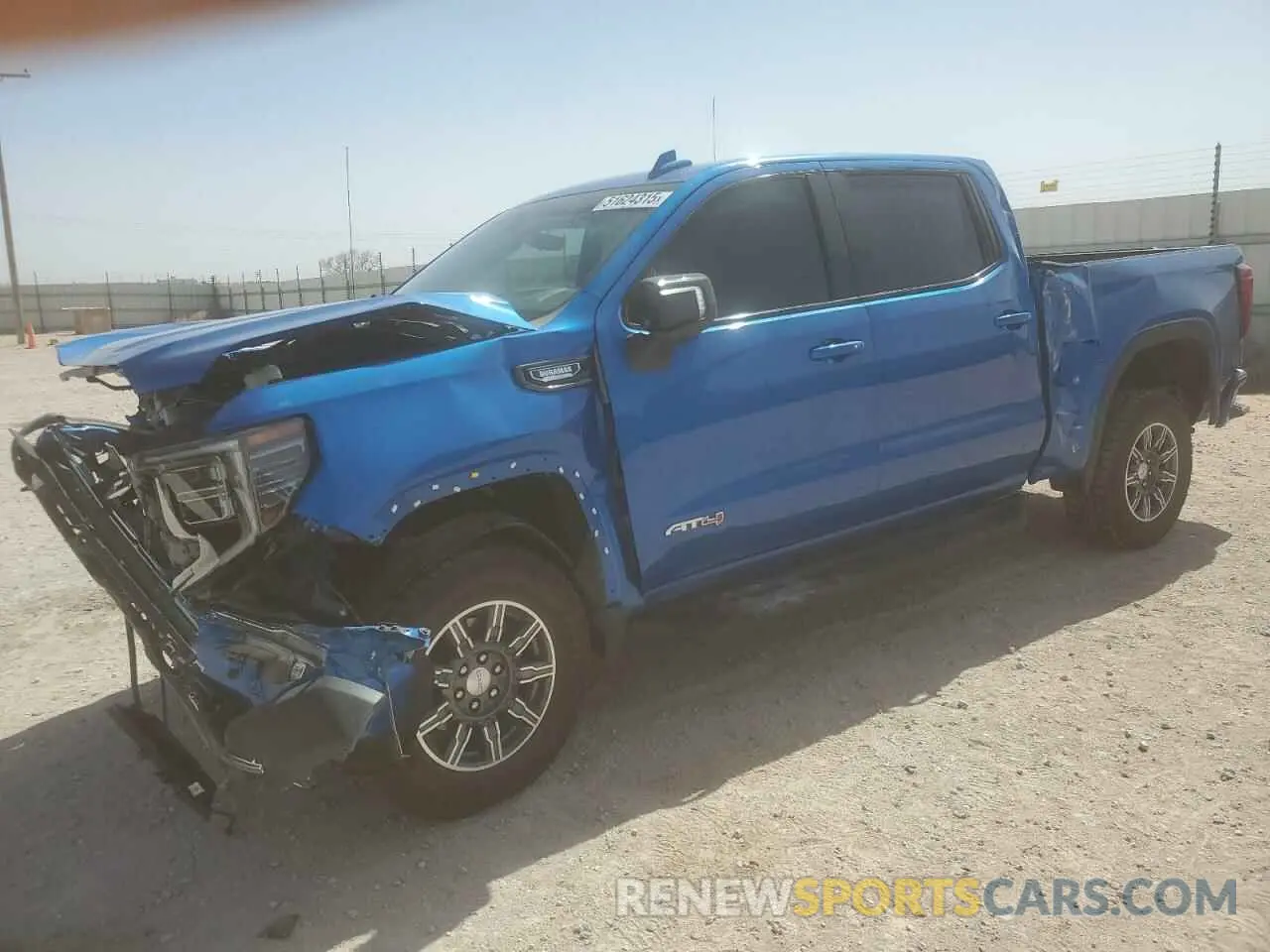 1 Photograph of a damaged car 3GTUUEE86RG267413 GMC SIERRA 2024