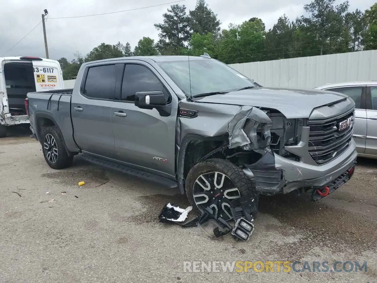 4 Photograph of a damaged car 3GTUUEEL6RG356886 GMC SIERRA 2024