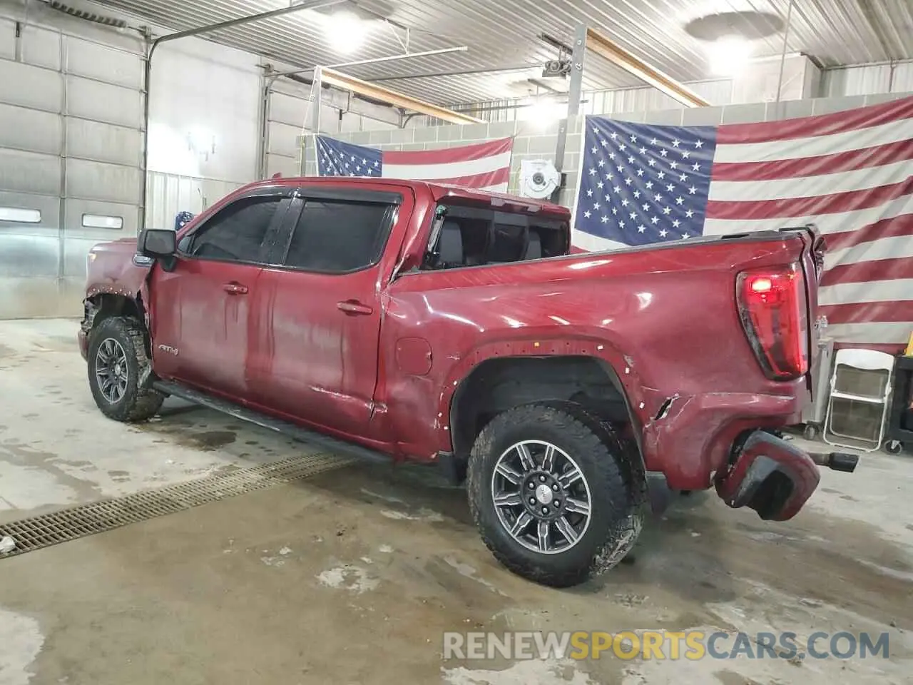 2 Photograph of a damaged car 3GTUUEELXRG202827 GMC SIERRA 2024