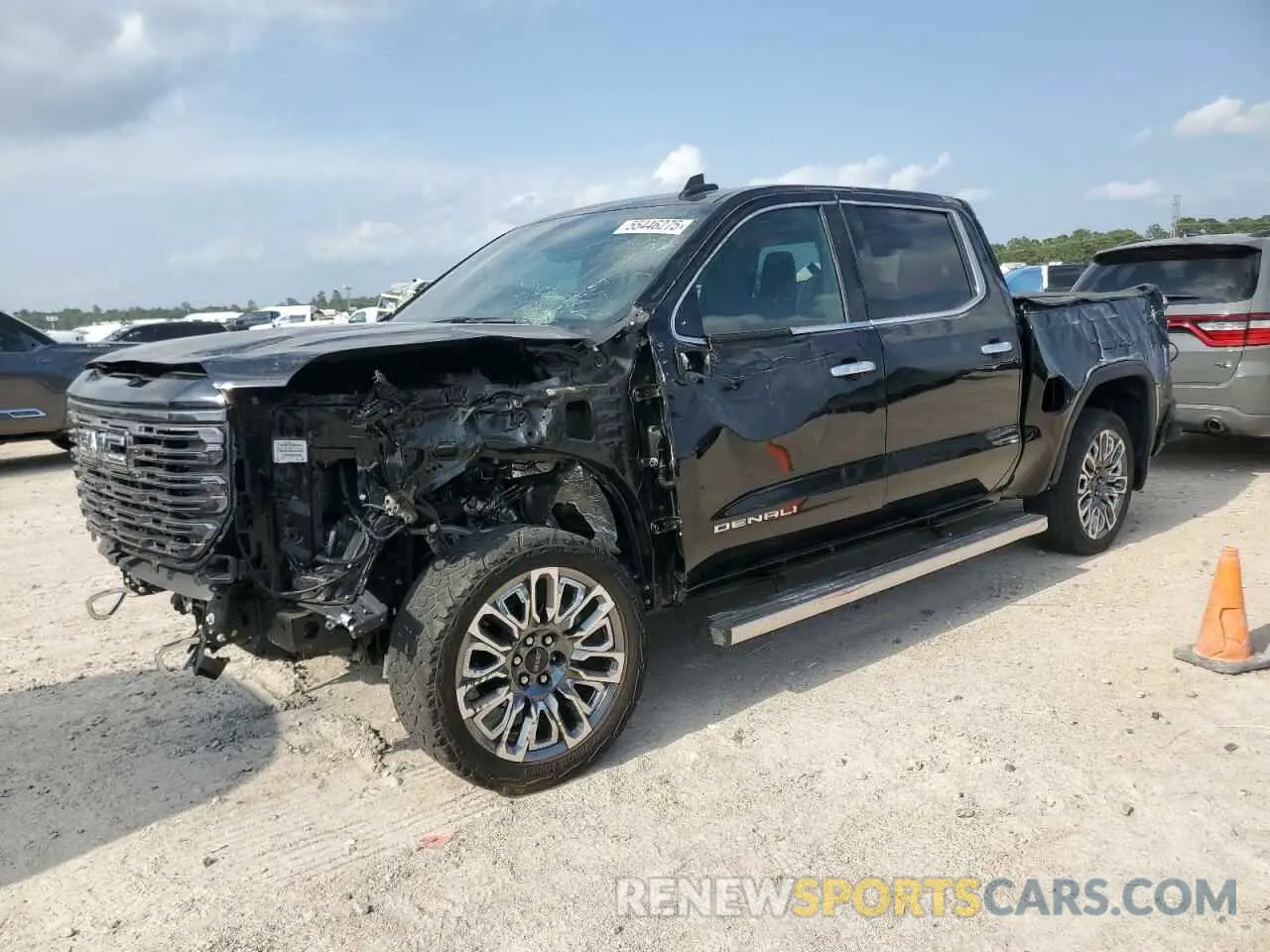 1 Photograph of a damaged car 1GTUUHEL5SZ124030 GMC SIERRA 2025