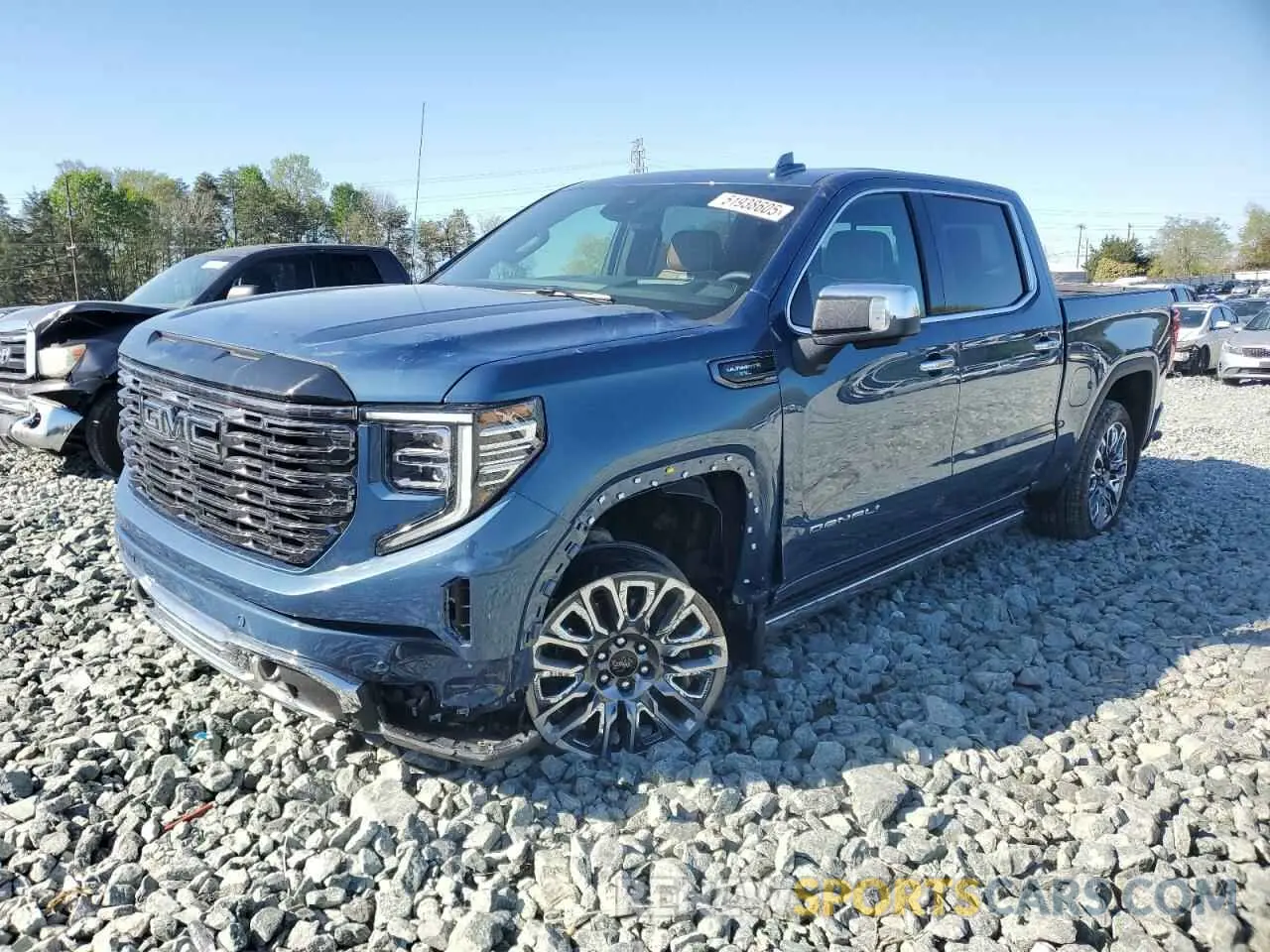 1 Photograph of a damaged car 1GTUUHEL9SZ150100 GMC SIERRA 2025