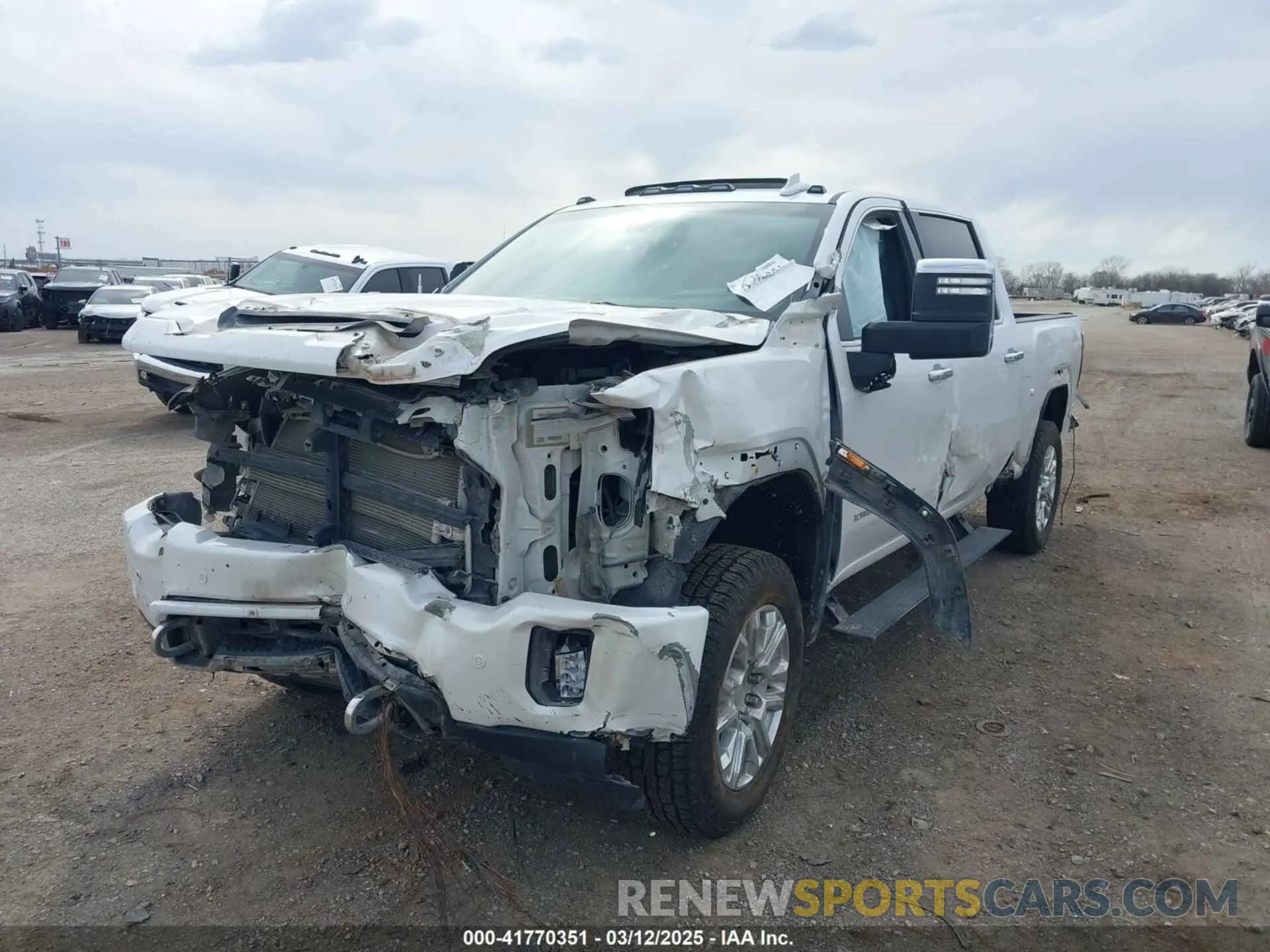 6 Photograph of a damaged car 1GT49REY0LF167275 GMC SIERRA 2500HD 2020