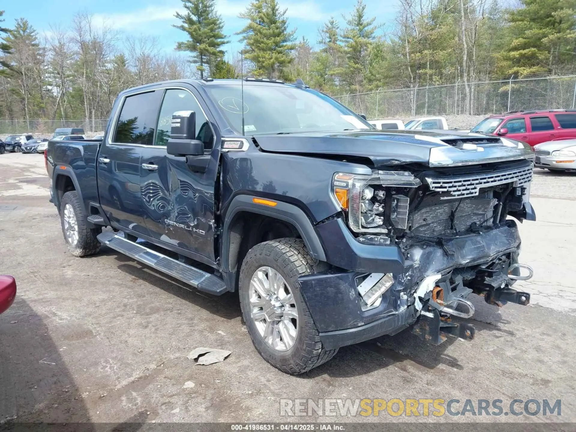 1 Photograph of a damaged car 1GT49REY4LF325794 GMC SIERRA 2500HD 2020