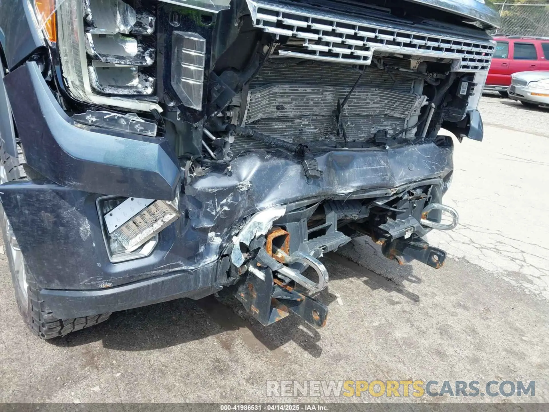 13 Photograph of a damaged car 1GT49REY4LF325794 GMC SIERRA 2500HD 2020