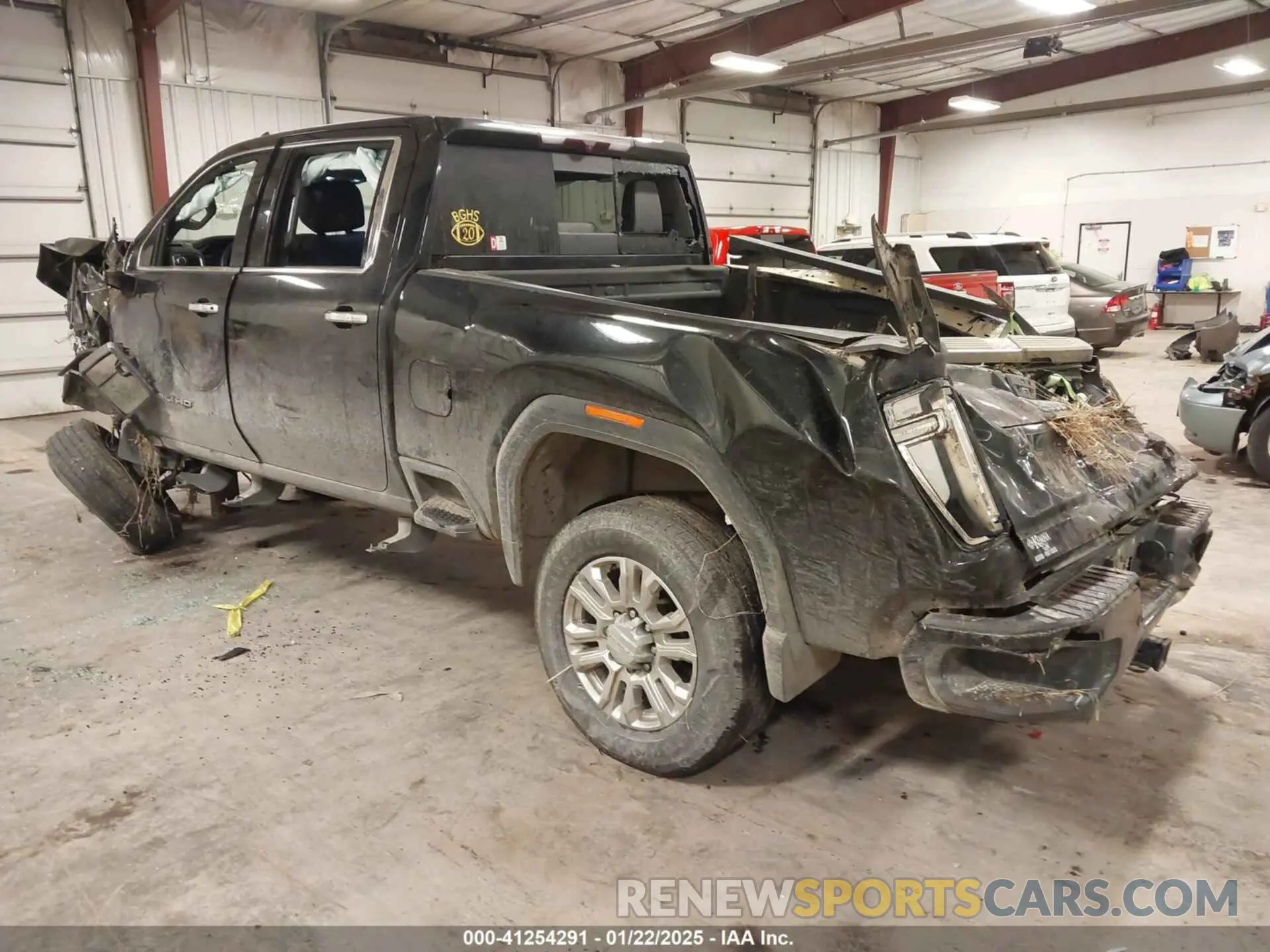 3 Photograph of a damaged car 1GT49REY6LF126360 GMC SIERRA 2500HD 2020