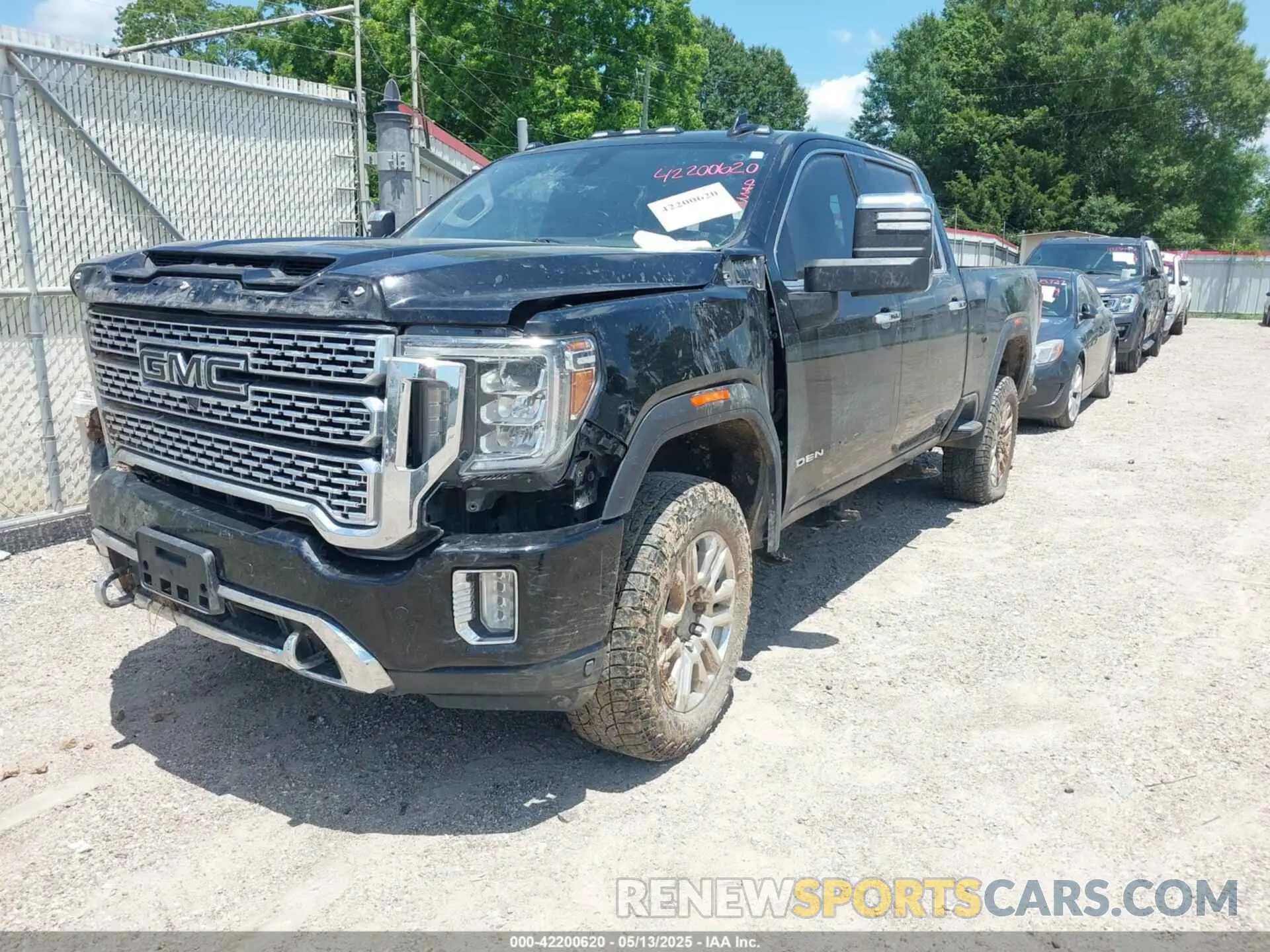 2 Photograph of a damaged car 1GT49REY7LF197213 GMC SIERRA 2500HD 2020