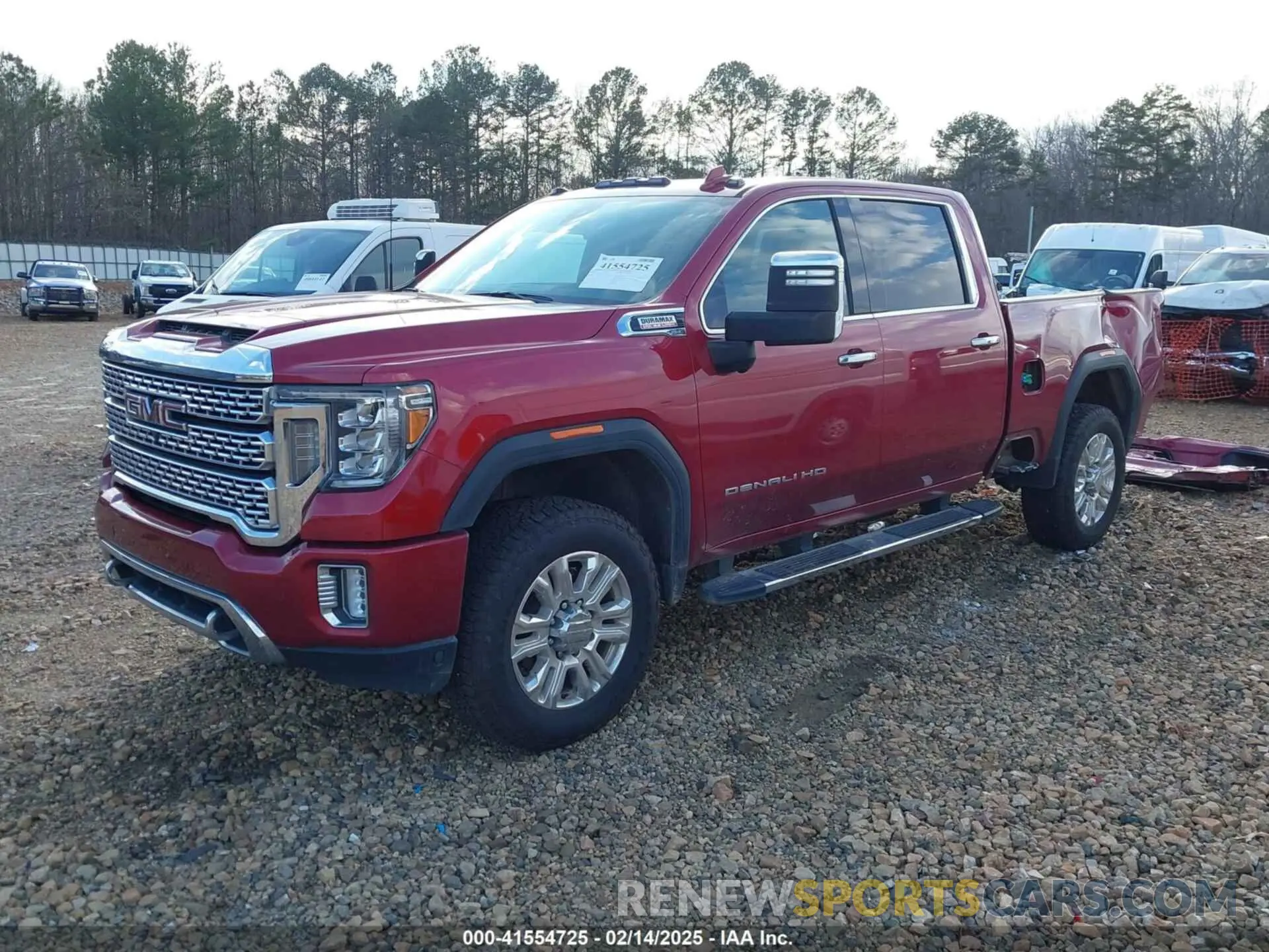 2 Photograph of a damaged car 1GT49REY7LF233269 GMC SIERRA 2500HD 2020