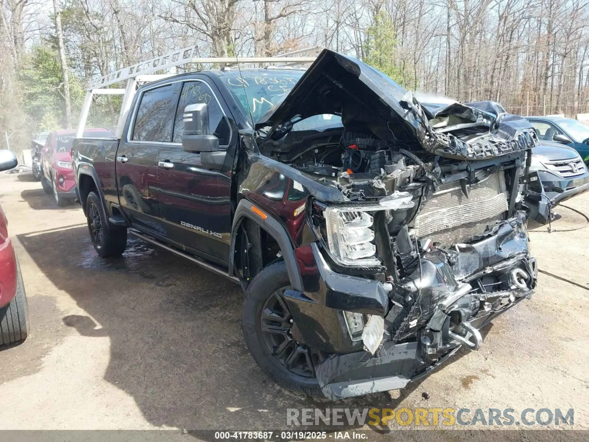 1 Photograph of a damaged car 1GT49REY0MF200678 GMC SIERRA 2500HD 2021