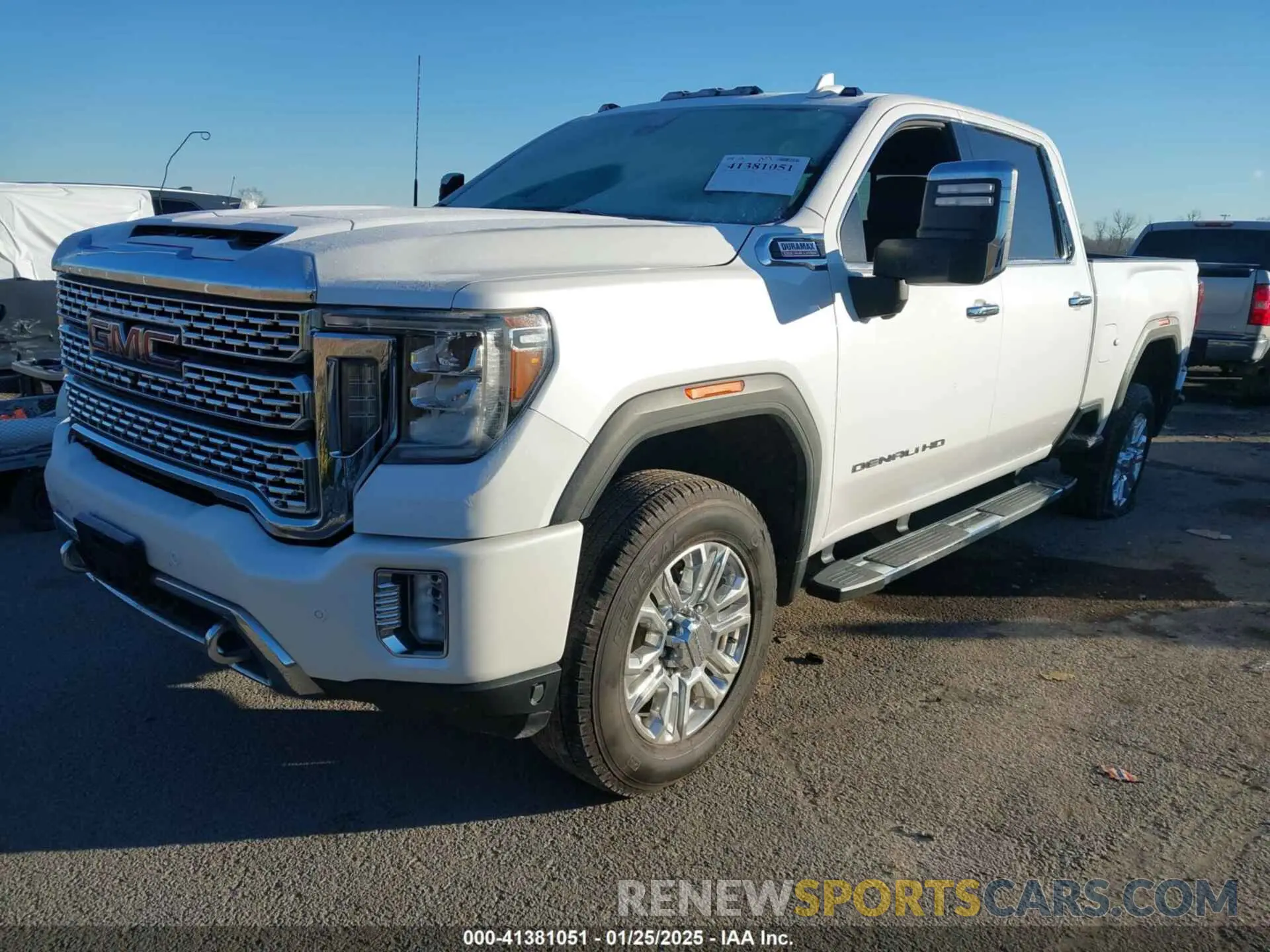 2 Photograph of a damaged car 1GT49REY5MF107378 GMC SIERRA 2500HD 2021