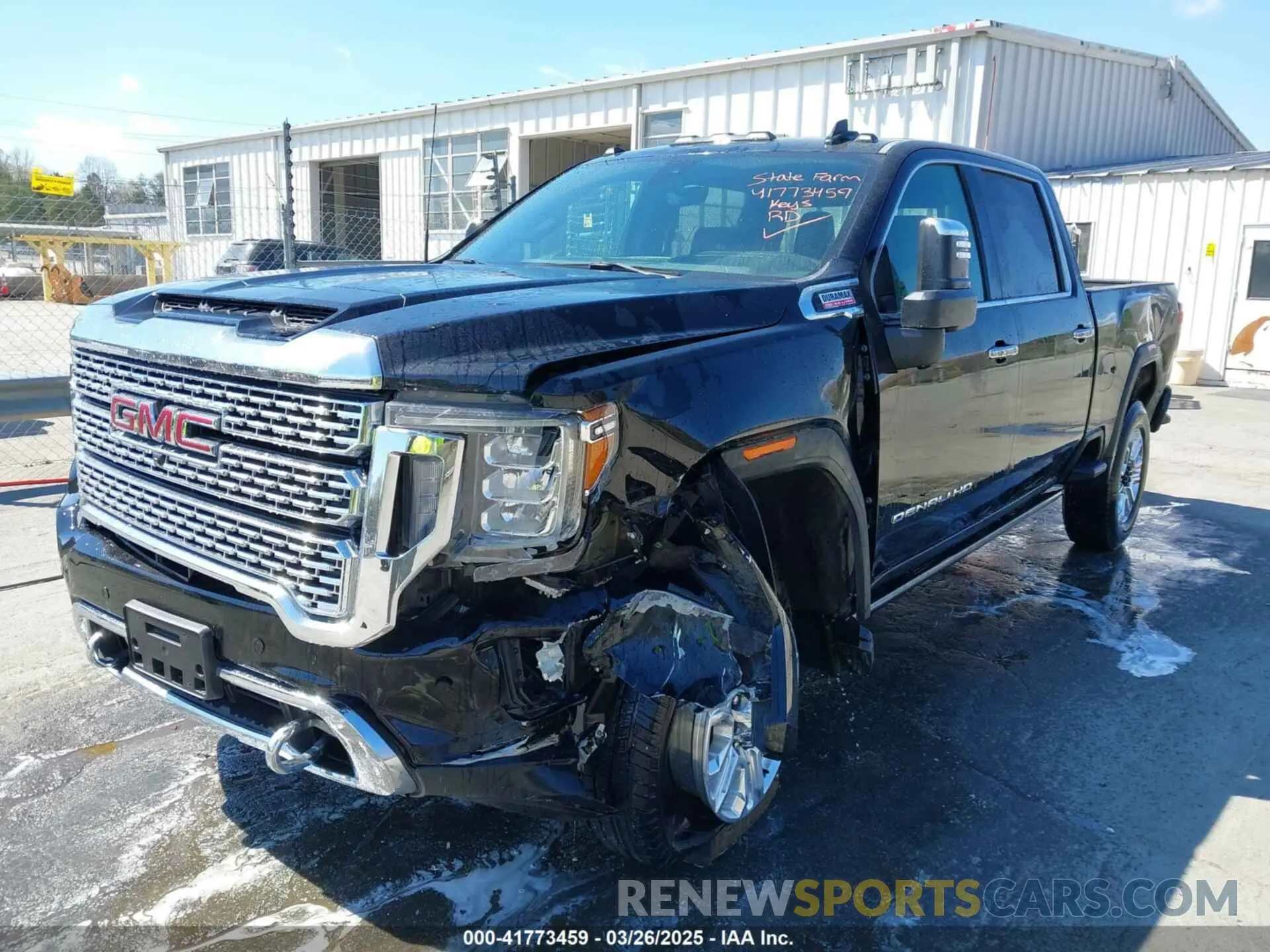 2 Photograph of a damaged car 1GT49REY6MF161272 GMC SIERRA 2500HD 2021