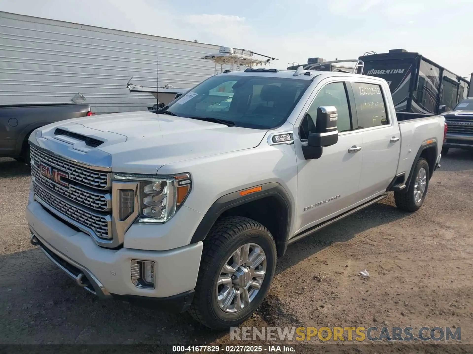 2 Photograph of a damaged car 1GT49REYXMF289367 GMC SIERRA 2500HD 2021